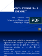 Белодробна емболија - Проф. д-р Златица Гошева