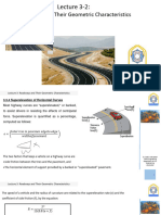 Lecture 3-2 (Road Ways and Their Geometric Characteristics)