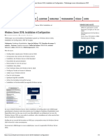 Windows Server 2016, Installation Et Configuration - Télécharger Cours Informatique en PDF