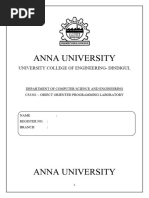 CS3381 - Object Oriented Programming Laboratory