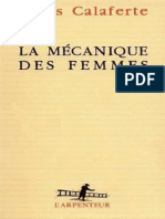 La Mécanique Des Femmes by Calaferte Louis It