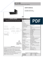 Manual temperaturecontroller40T72PID
