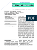 Faktor - Faktor Yang Mempengaruhi Kejadian Pre Eklamsia Di Puskesmas Penanggal Kabupaten Lumajang