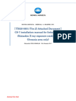 TI020-0001 - Ver.2 - Attached - Installation Manual For X-Ray Information Linkage With Shimadzu - Oceania Area Only