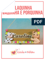 Plaquinha Vaquinha