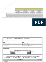 Avaliação de Desempenho - Formulários e Tabela