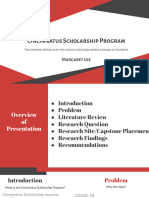 Cincinnatus Scholarship Program The Common Trends With The Service Hour Requirement Among Uc Students