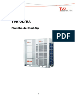 Planilha de Start-Up TVR Ultra Heat Pump