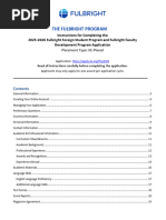 Fulbright Application Instructions 2025 - 2026