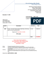 Invoice 1012 - JEA Holiday Party - CoJ Parking