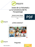 ALTERACIONES DE LA VOLUNTAD Y CONCIENCIA DEL YO  Psicopatología Antonio Lozano MÉXICO 2024 (1)