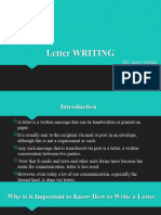 Lecture 2 - Letter Writing & Business Letters