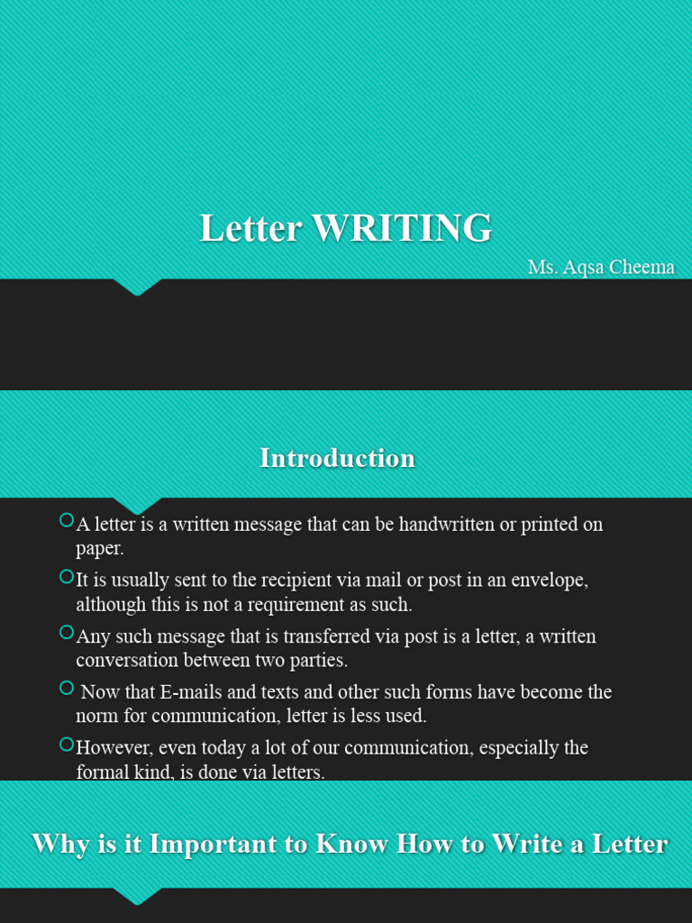 Business Letter Writing Guide | PDF | Human Communication