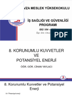 8.korunumlu Kuvvetler Ve Potansiyel Enerji