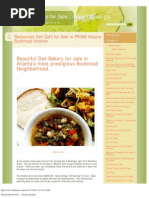 Download Restaurant for Sale in Atlanta Buckhead Cafe Deli for Sale by D Marranci SN71943338 doc pdf