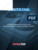 Constitucionalização Do Direito Civil Lei de Introdução Às Normas Do Direito Brasileiro