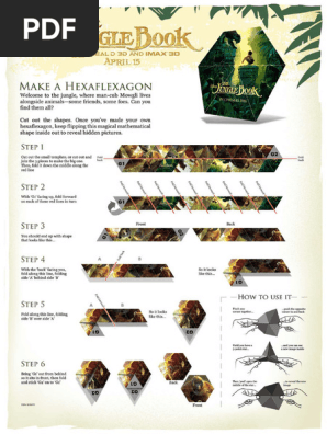 Make a Hexaflexagon JungleBook