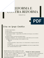 guia de estudo hist. 8º ano - reforma e contra reforma