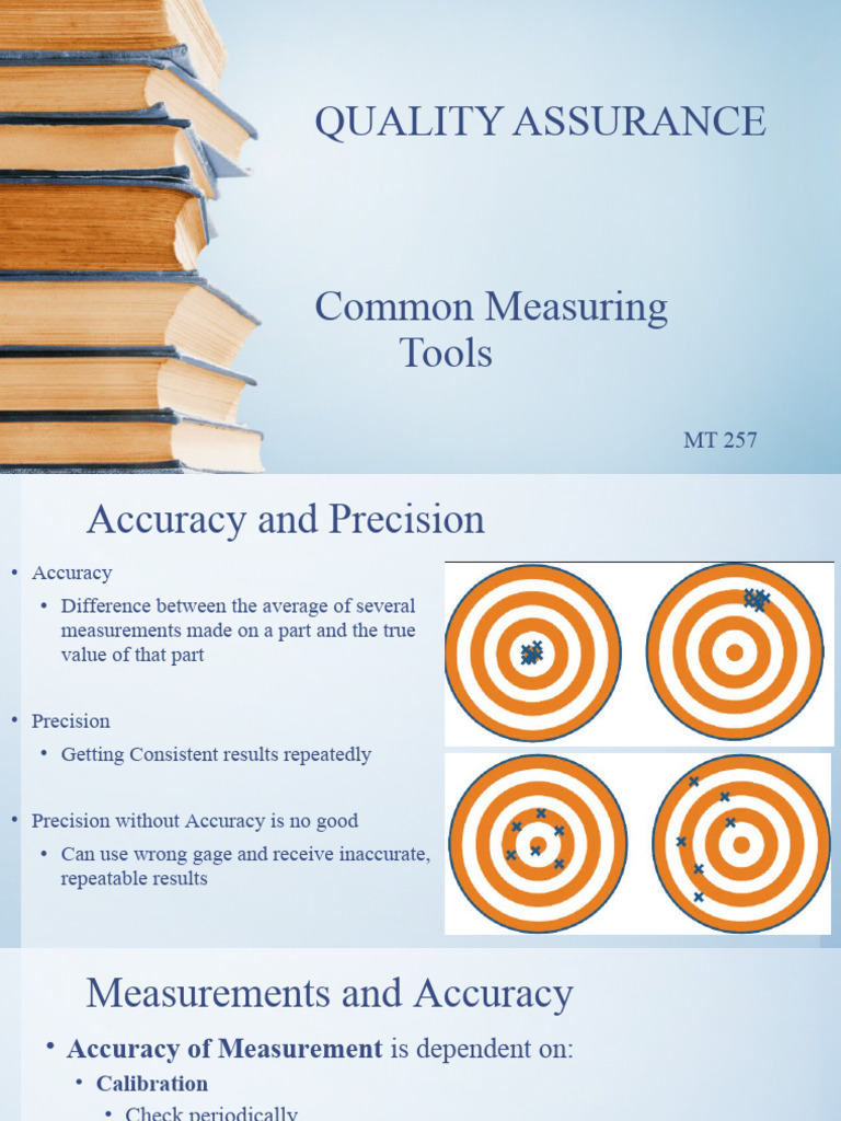 Week 2 - Common Measuring Tools & Measurements | PDF | Accuracy And ...