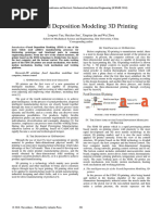 The Fused Deposition Modeling 3D Printing: Longwei Yan, Huichao Sun, Xingtian Qu and Wei Zhou