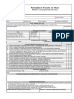 Permissão de Trabalho em Altura PT