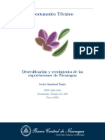 DOTEC02 Diversificacion y Crecimiento de Las Exportaciones de Nicaragua