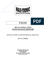 FM200 Users Manual 220VAC