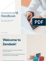 Zendesk New Hire Onboarding Handbook