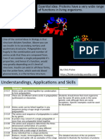 Essential Idea: Proteins Have A Very Wide Range of Functions in Living Organisms