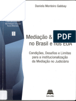 Mediação Judiciario No Brasil e Nos EUA