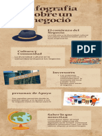 Infografía Historia y Economía Ilustrado Antiguo Beige