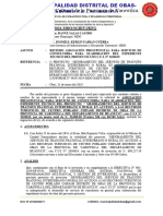 INFORME Nº 0035-2023 ASIGNACIÓN PRESUPUESTAL UMPASH-LLAMKASUN