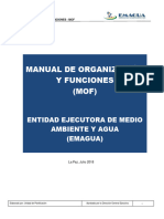 Manual de Organizacion y Funciones Emagua 2018