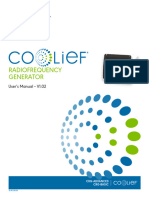 COOLIEF - Radiofrequency Generator User Manual