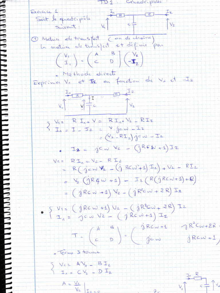 Cor Exo1 TD1 EA | PDF