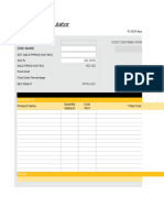 Excel Food Cost Calculator Template Apicbase