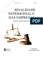 CRIMINALIDADE PATRIMONIAL E DAS EMPRESAS - Cópia