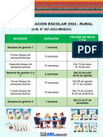 Calendarizacion 2024 - Adecuación Rural