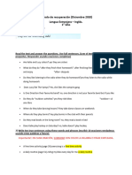 1er Año - Período de Recuperación Diciembre 2020