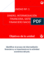 Unidad Nº 1 Dinero, Intermediación Financiera, Sistema Financiero Nacional