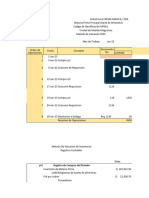 Ejercicio Meteria Prima Directa