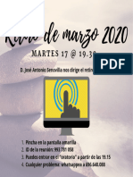 Retiro de Marzo 2020