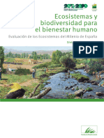 Ecosistemas y Biodiversidad para El Bienestar Humano. Evaluación de Los Ecosistemas Del Milenio en España. Síntesis de Resultados.