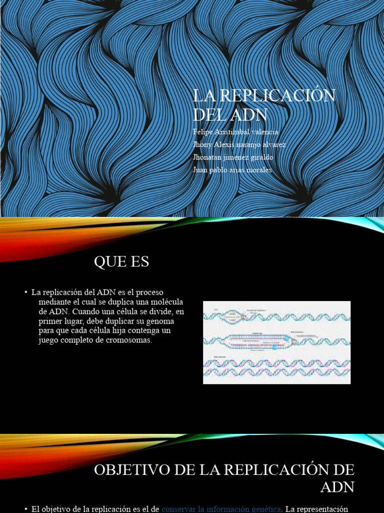 Proceso de Replicación del ADN | PDF