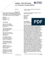 Lista Aula 13 - Pronomes I - Conceitos Básicos PDF