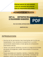 Tema - 11 - FDER - RELACIONADOS A VULCANISMO SUBAEREO