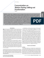 Effects of NaCl Concentration onSalting-in and Dilution During Salting-outon Soy Protein Fractionation