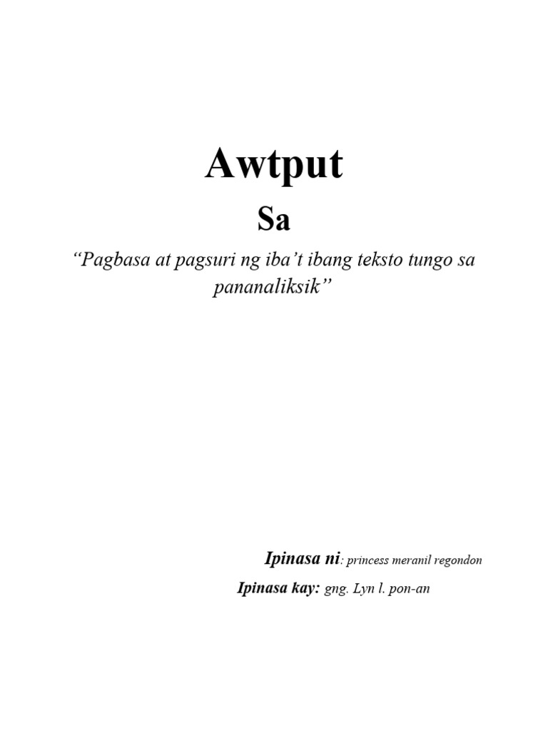 Impormative Text | PDF