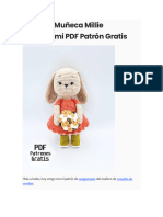 Conejito Muñeca Millie Amigurumi PDF Patrón Gratis