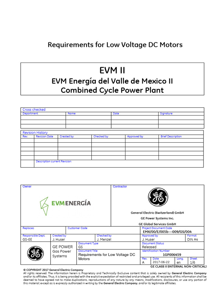 EMX 00 E 005b 009 GS 004enARequirements For Low Voltage DC Motors